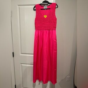 Alden Adair Neon Pink Hazel Dress